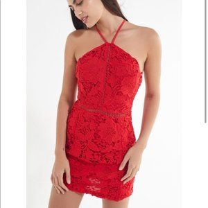 Urban Outfitter's Red Lace Dress
